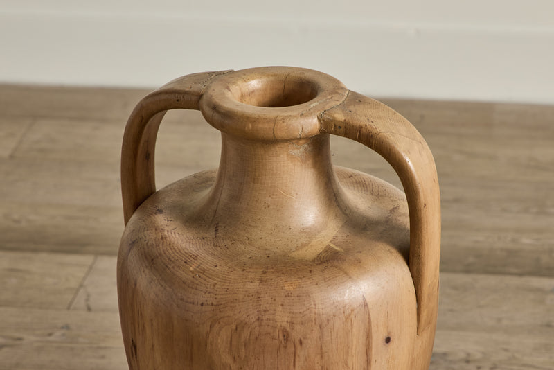 Pair of French Wood Urns