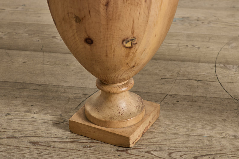Pair of French Wood Urns