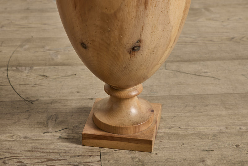 Pair of French Wood Urns