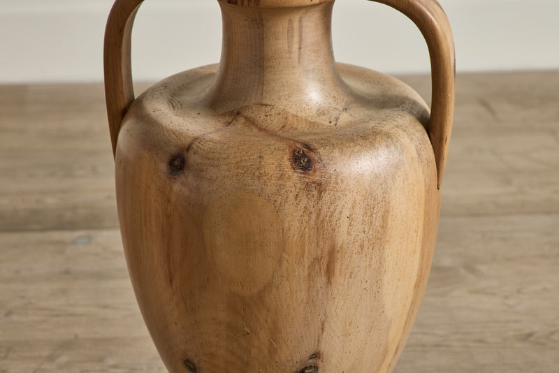 Pair of French Wood Urns