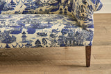Lowback Settee, 62"