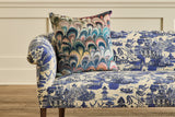 Velvet Pillow in Marbleized Velvet