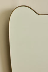Italian Brass Shield Mirror No. 1