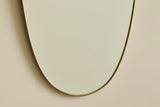 Italian Brass Shield Mirror No. 1