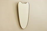 Italian Brass Shield Mirror No. 1