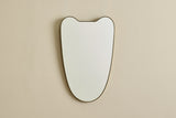 Italian Brass Shield Mirror No. 2