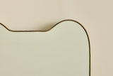 Italian Brass Shield Mirror No. 2