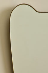 Italian Brass Shield Mirror No. 2