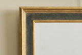 Ebonized & Gilt Wood Mirror