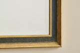 Ebonized & Gilt Wood Mirror