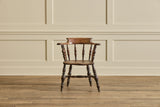 Pair of Elm Wood Side Chairs