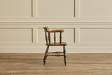Pair of Elm Wood Side Chairs