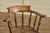 Pair of Elm Wood Side Chairs