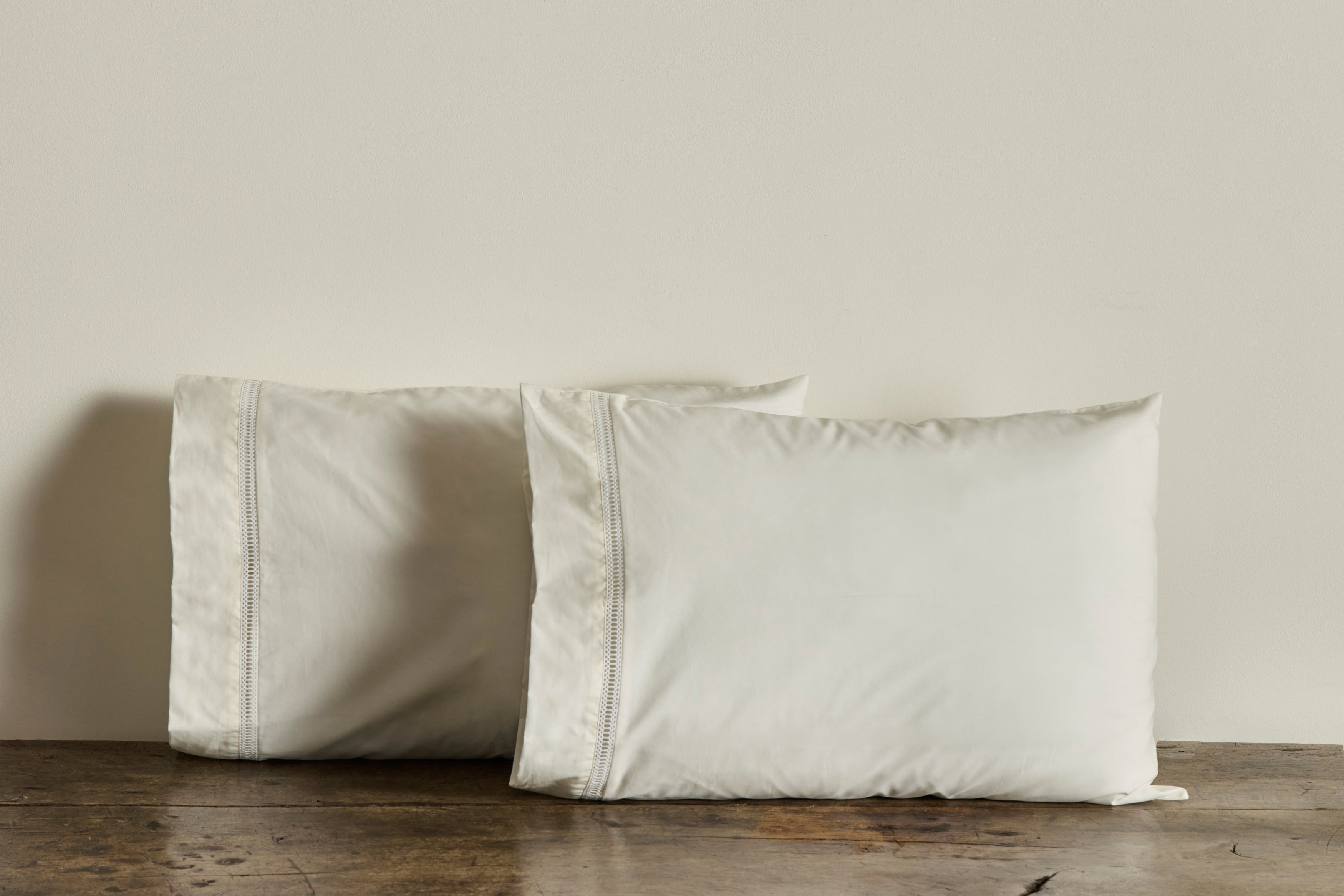 Set of 2 Pillowcases, Natural