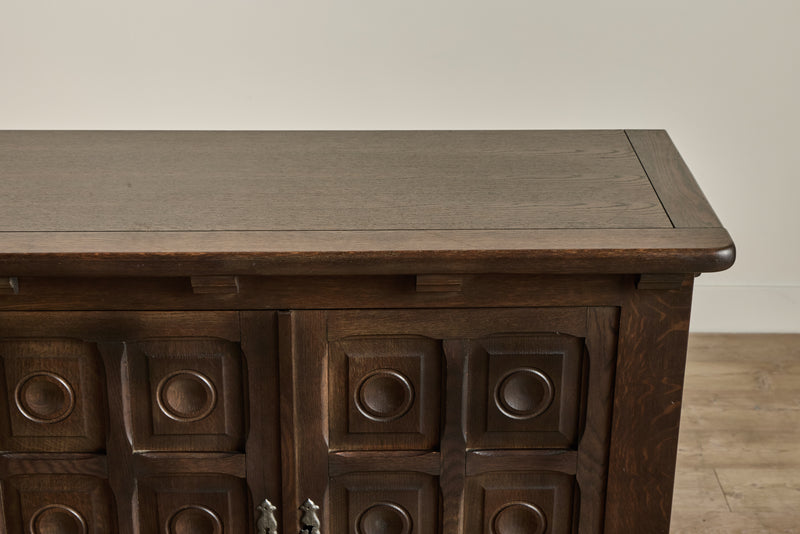 Geometric Carved Sideboard