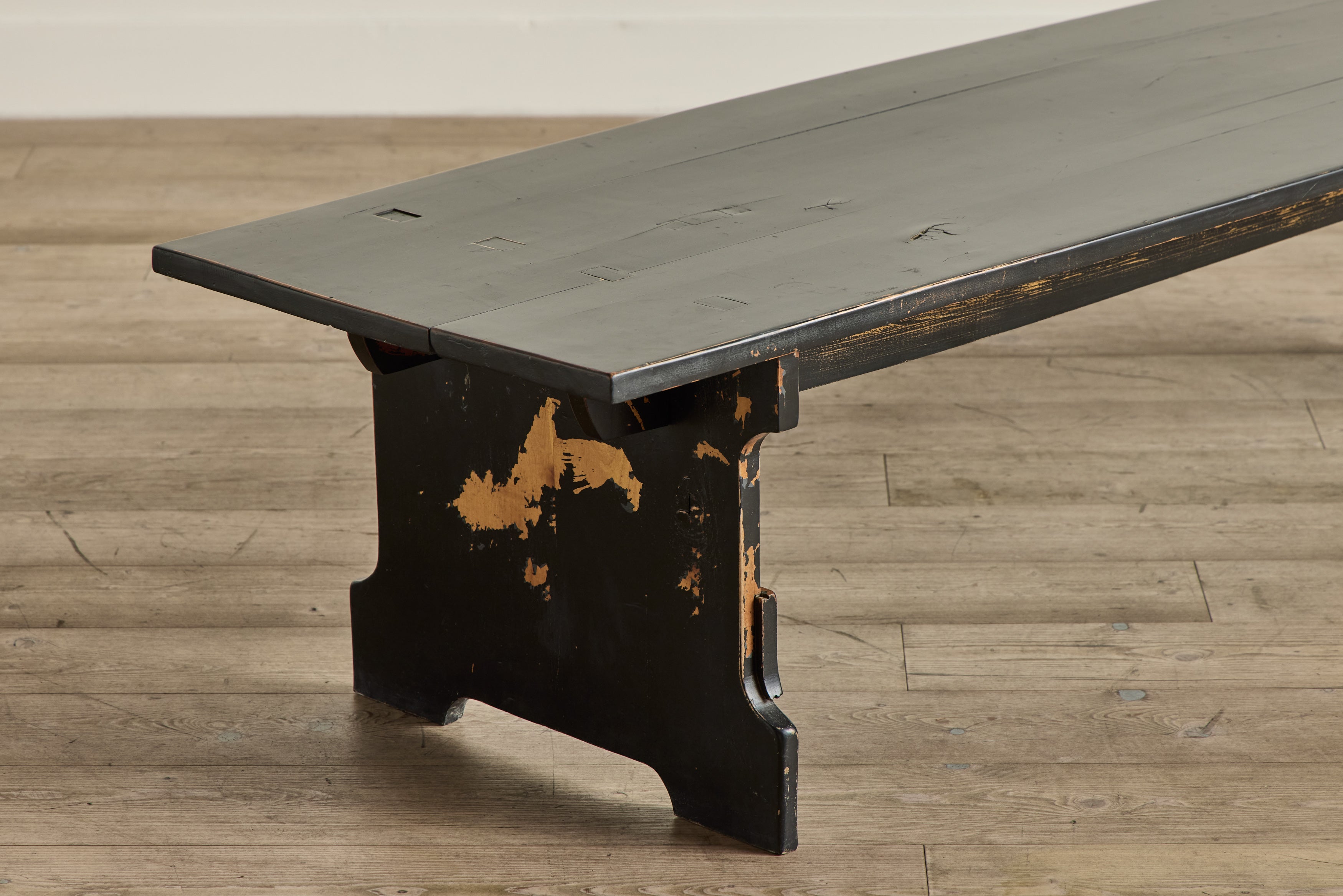 Long Painted Coffee Table