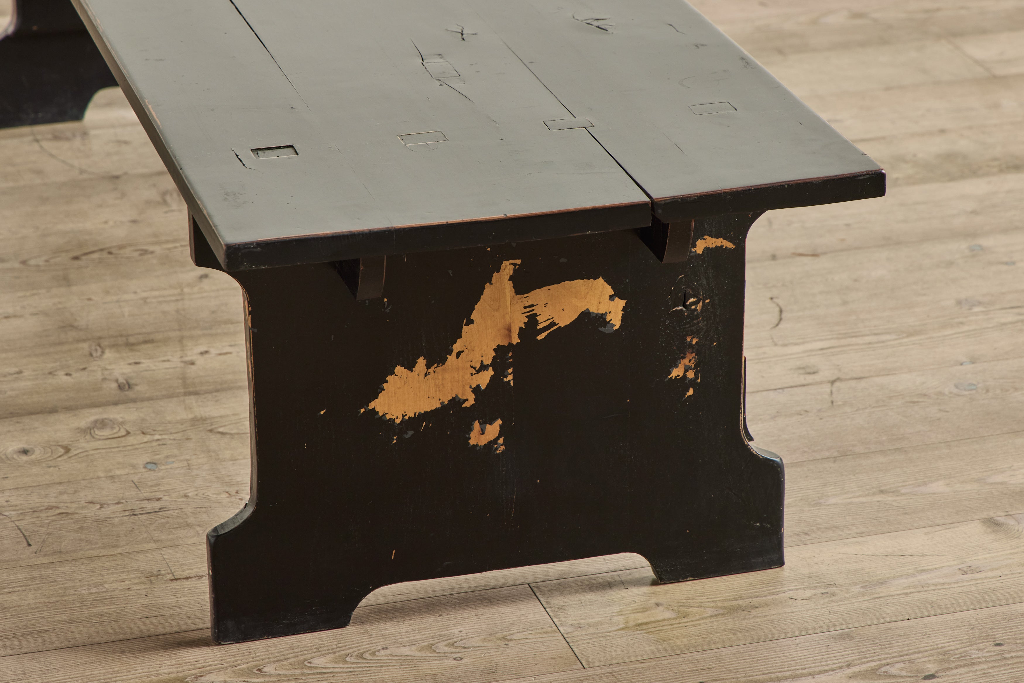 Long Painted Coffee Table