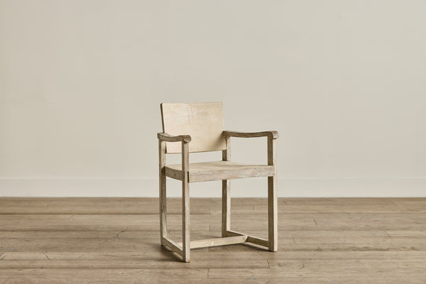 Rustic Painted Wood Side Chair