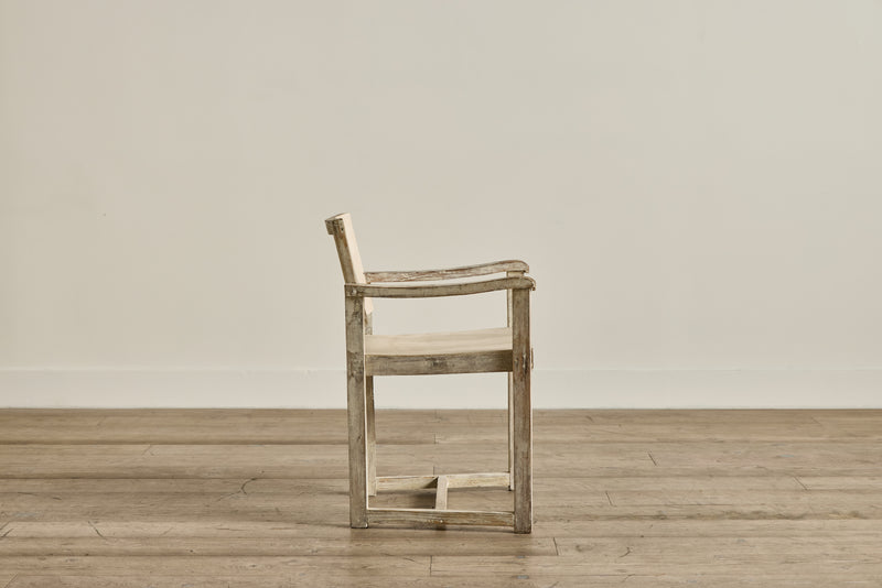 Rustic Painted Wood Side Chair