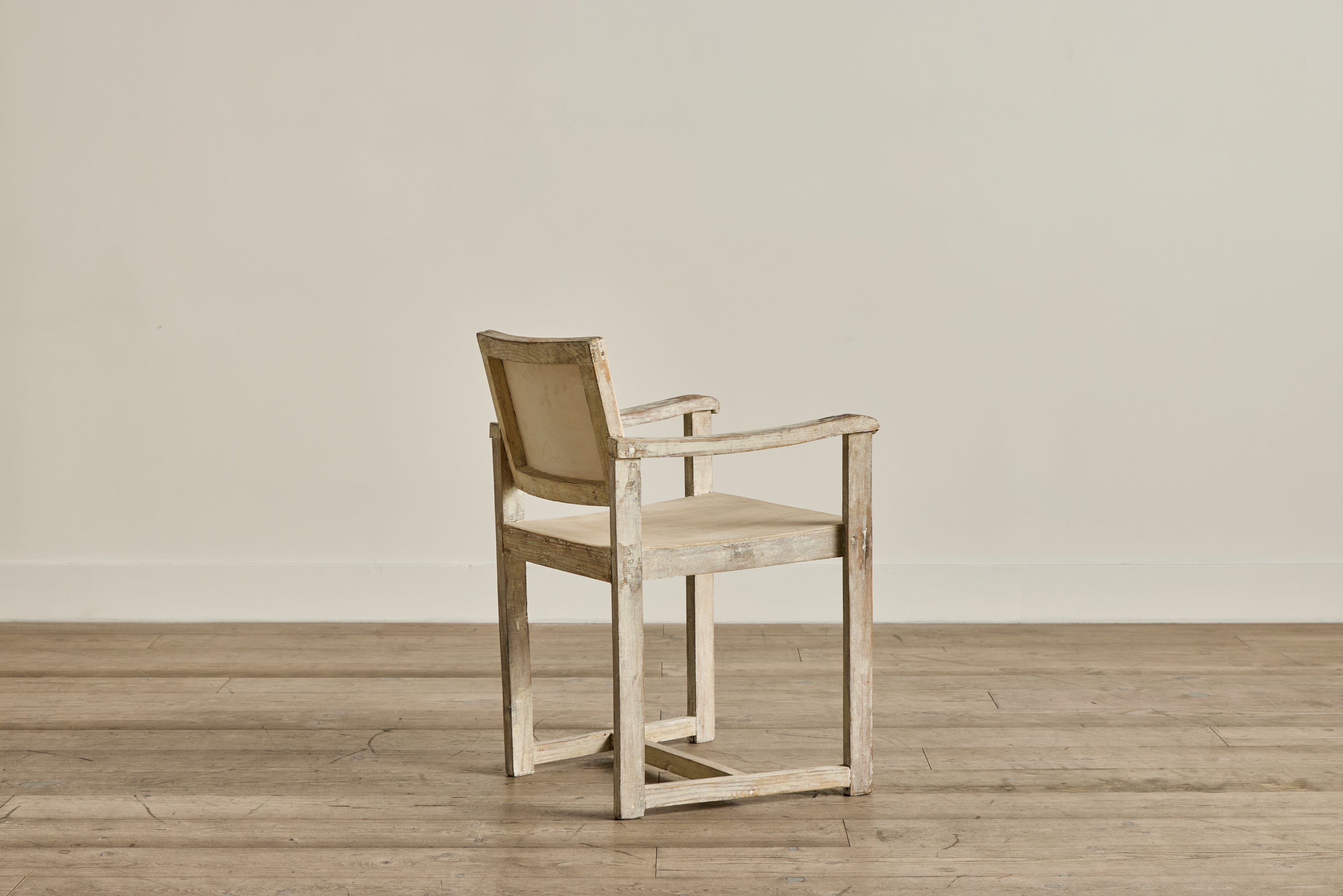 Rustic Painted Wood Side Chair