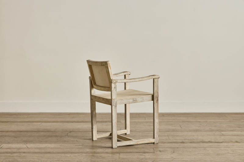 Rustic Painted Wood Side Chair