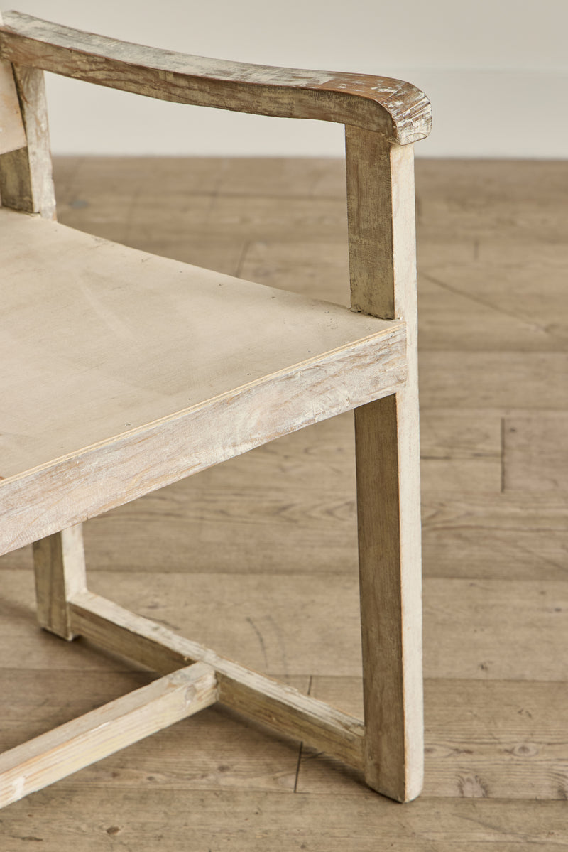 Rustic Painted Wood Side Chair