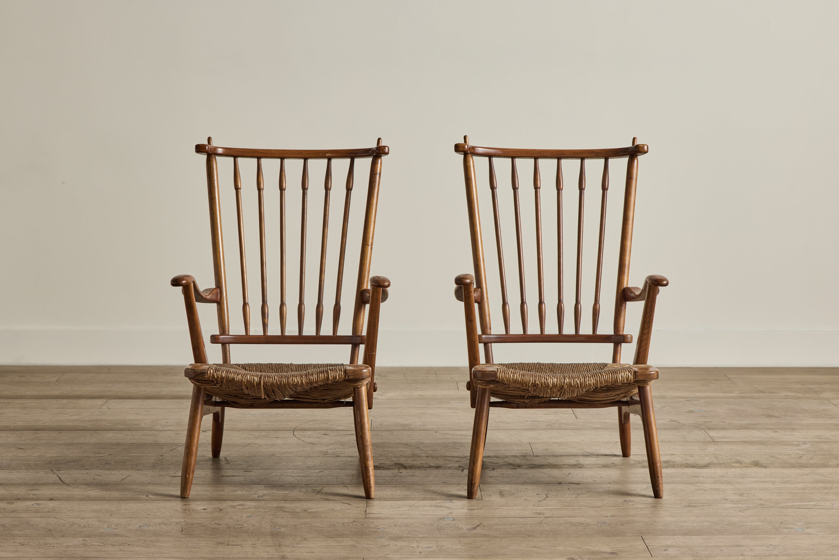 Pair of Dutch Spindle Chairs