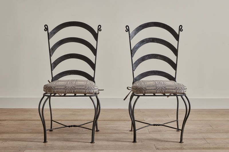 Pair of Iron Outdoor Chairs