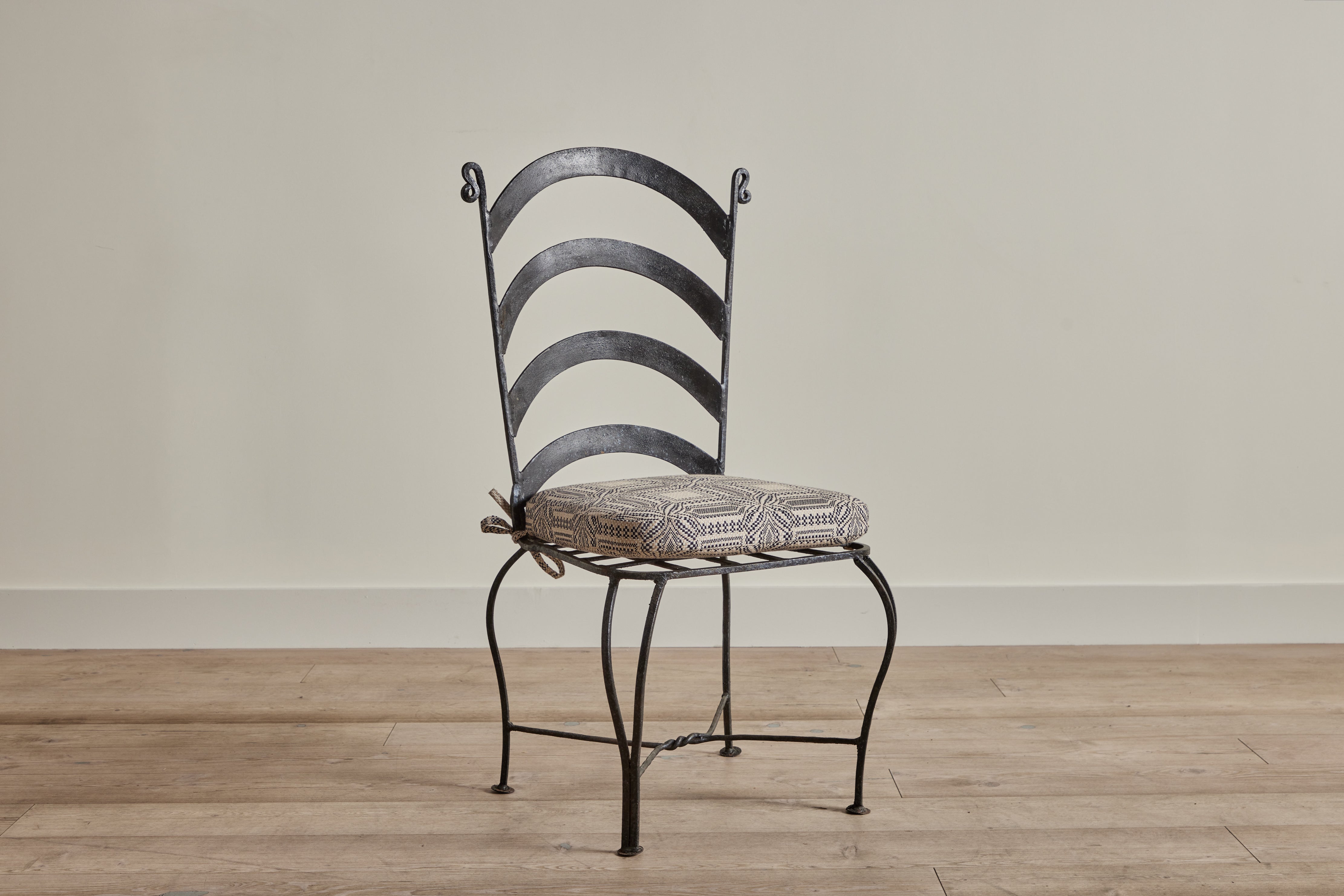 Pair of Iron Outdoor Chairs