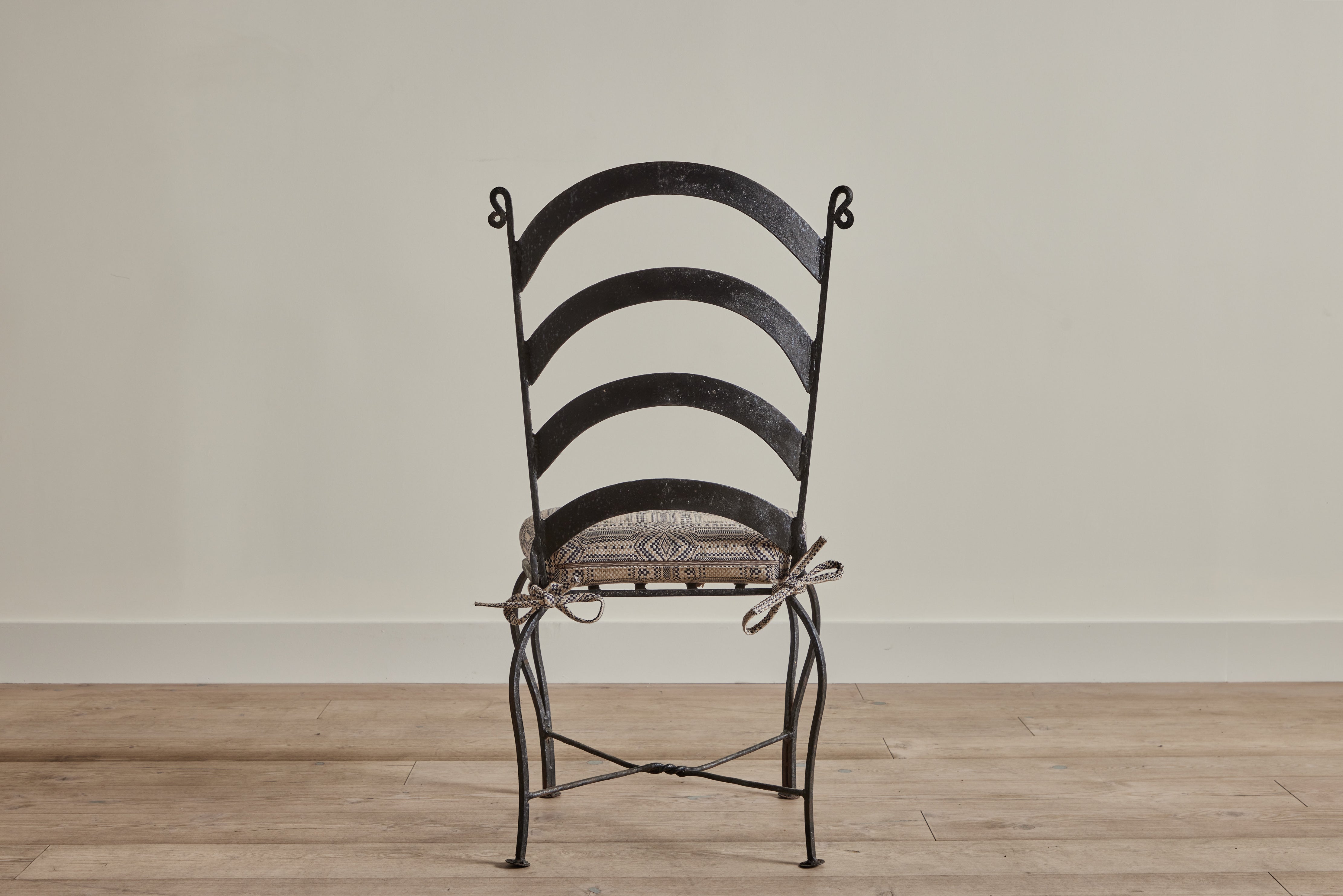 Pair of Iron Outdoor Chairs