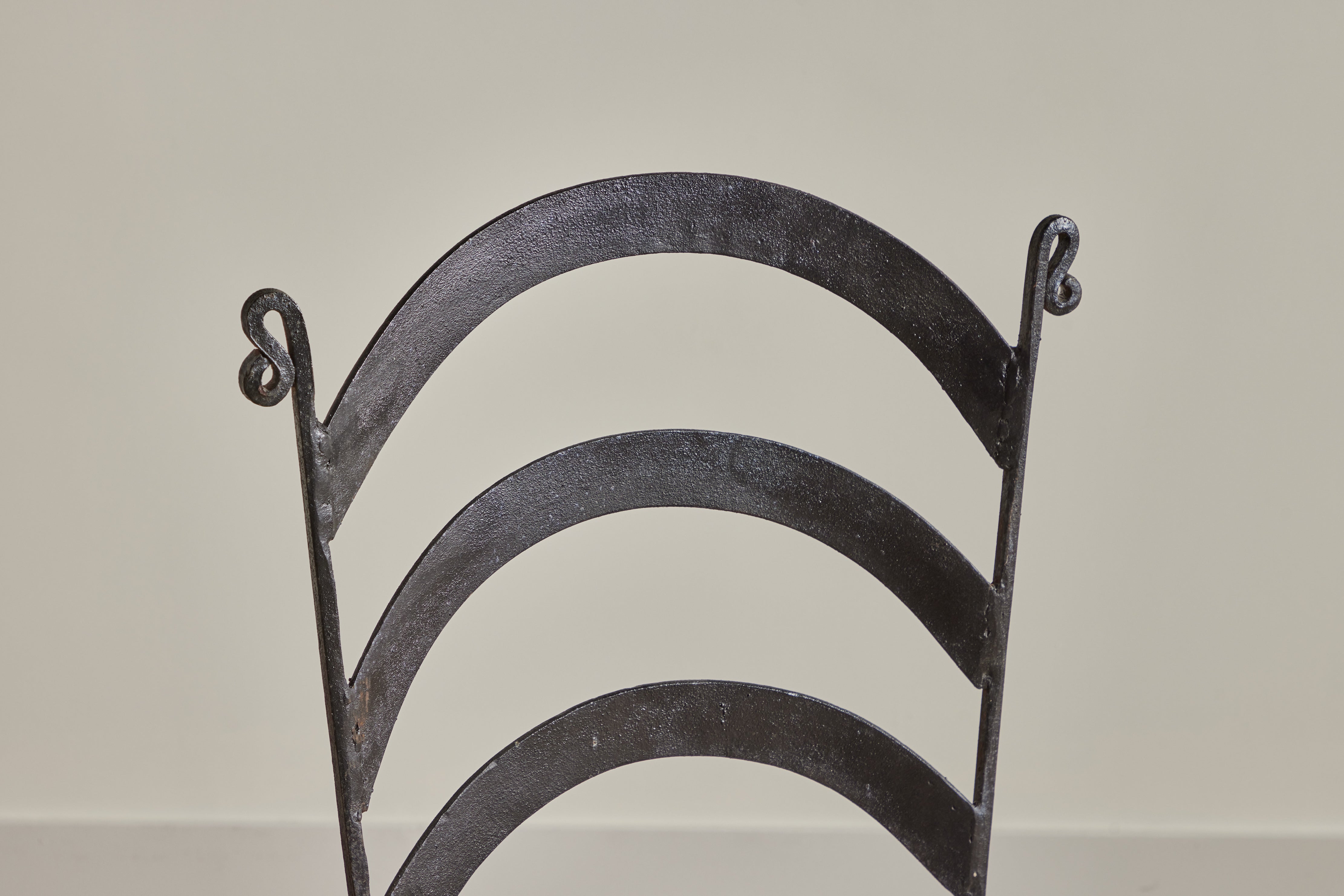 Pair of Iron Outdoor Chairs
