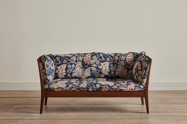 Danish Spindle Back Settee