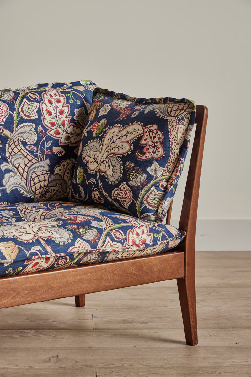 Danish Spindle Back Settee