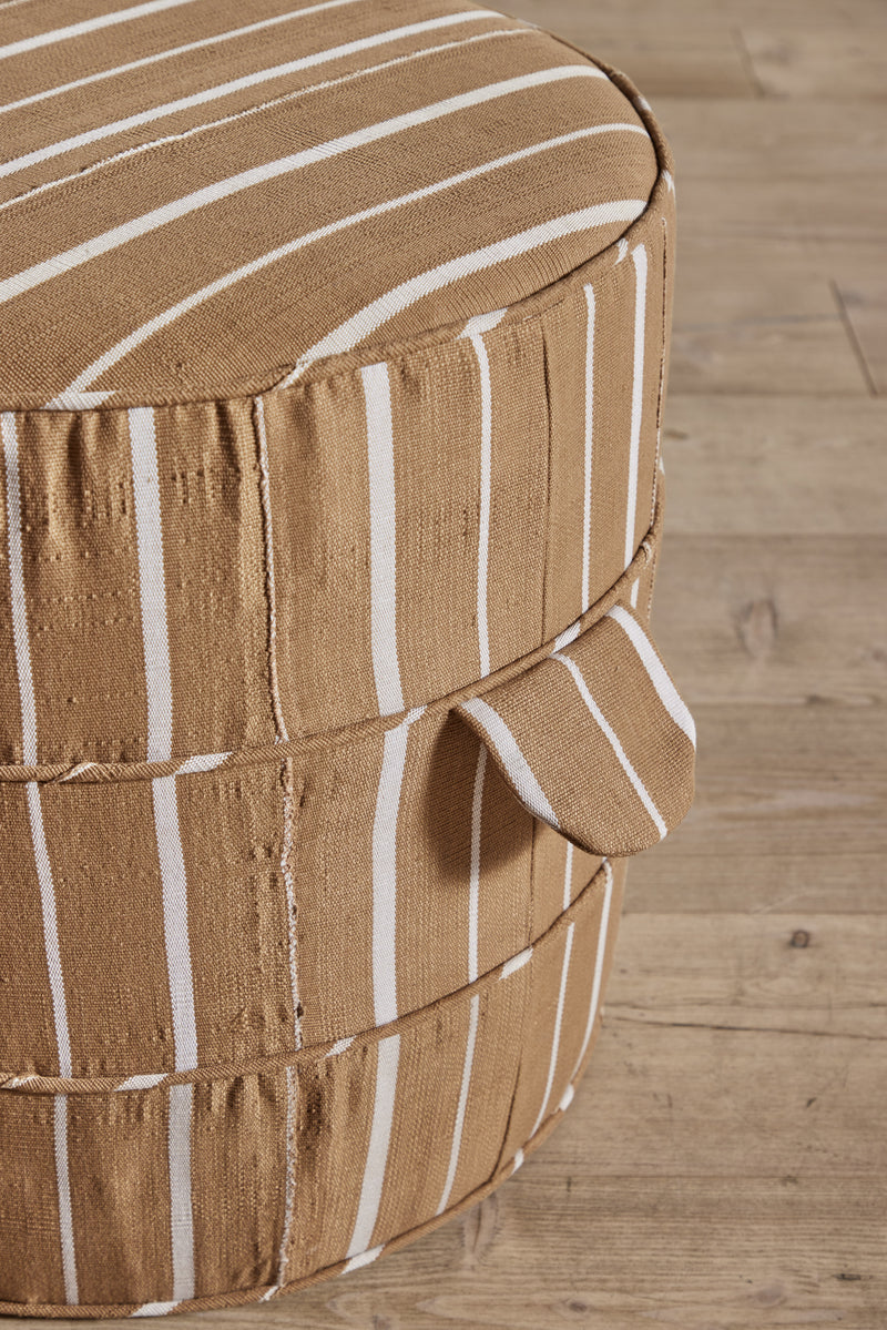 Nickey Kehoe 17" Round Hassock - In Stock