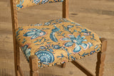 Pair of Carved Oak Side Chairs