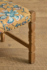 Pair of Carved Oak Side Chairs