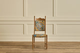 Pair of Carved Oak Side Chairs