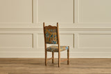 Pair of Carved Oak Side Chairs