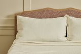 Hudson Ribbed Sham in Cream