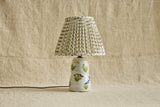 Shown with Little Weed Mauve Linen Pleated Lampshade