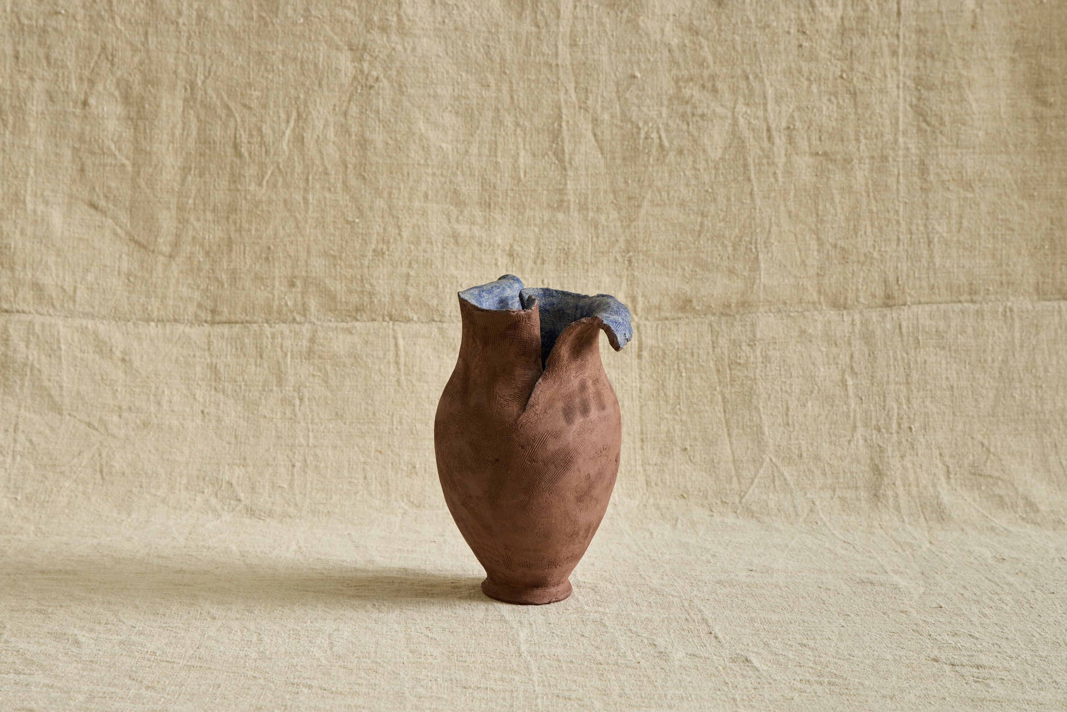 Inverse Amphora No. 2, Umber / Indigo