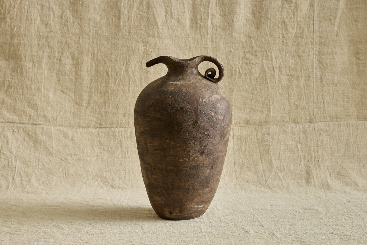 Curled Handle Pitcher