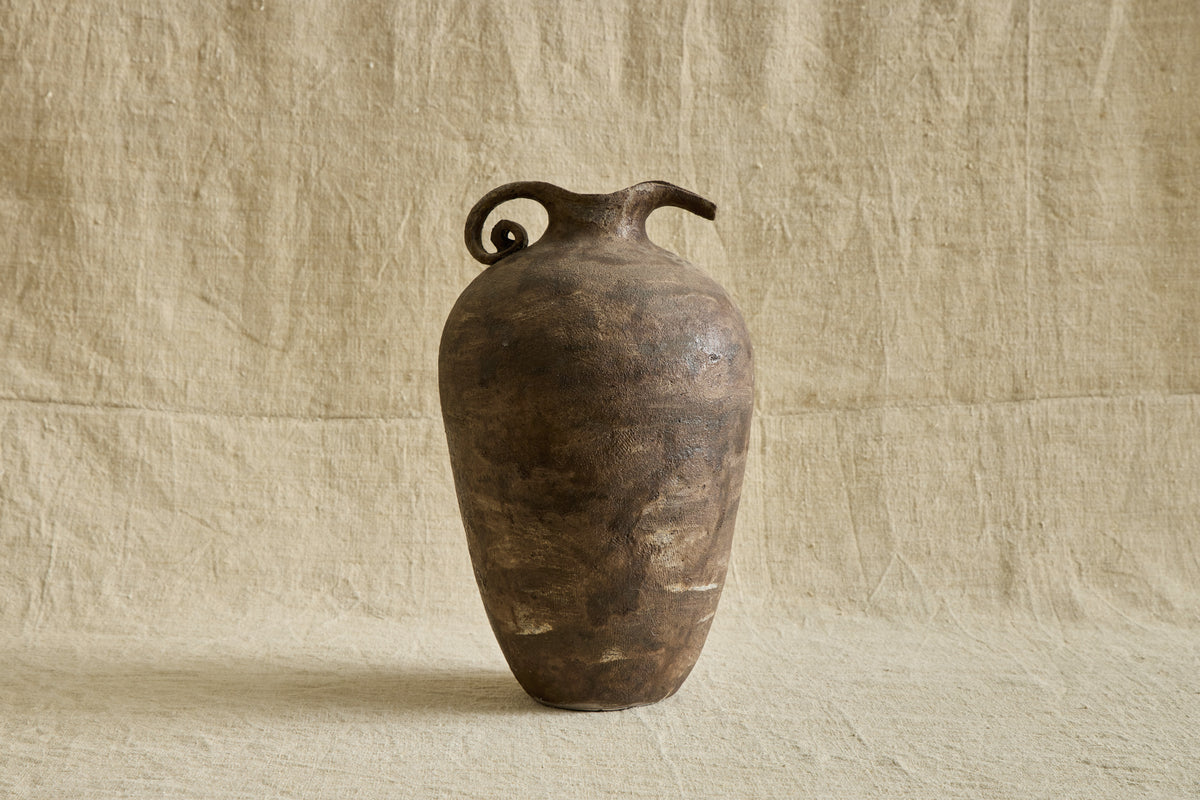 Curled Handle Pitcher