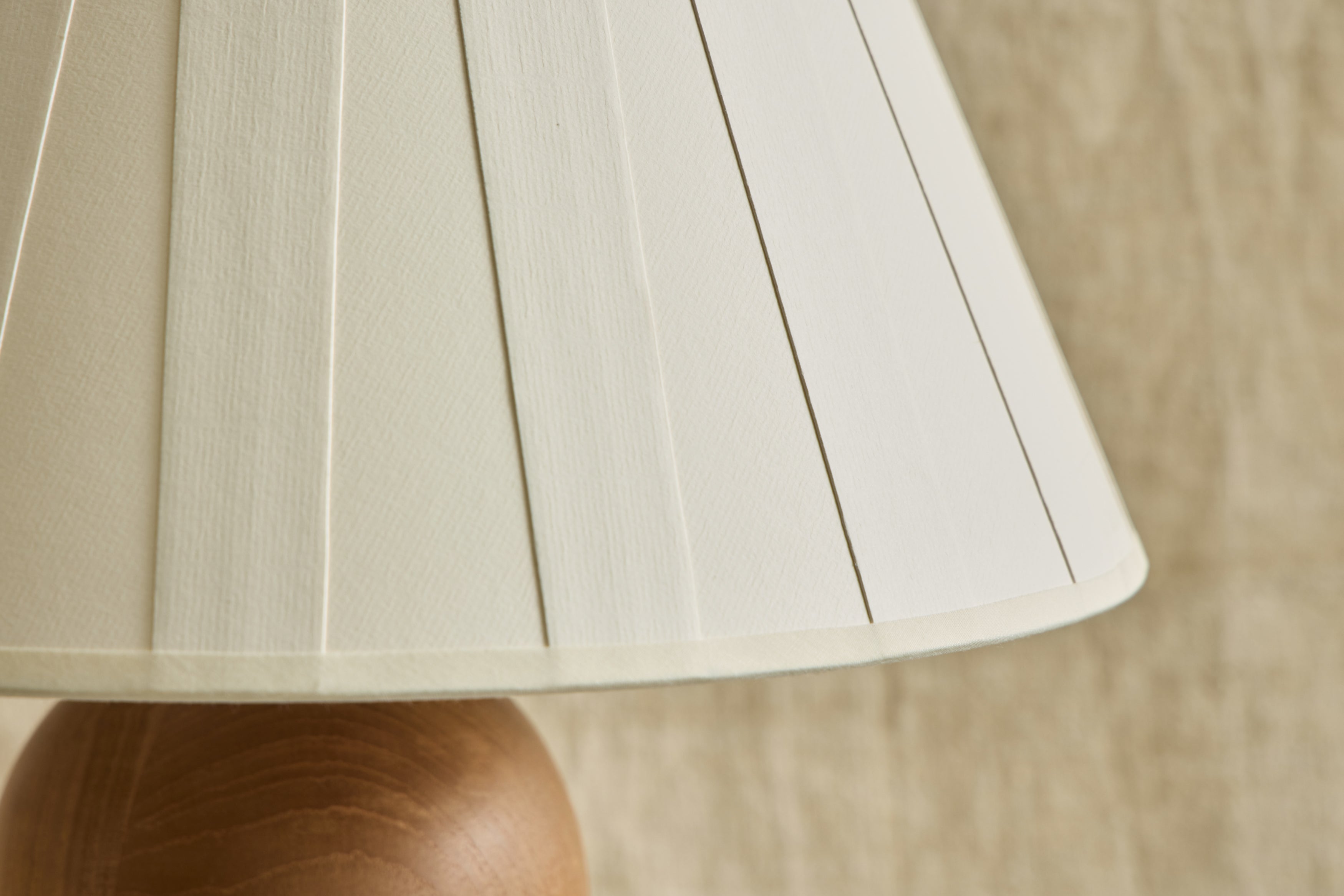 Mid Century Danish Wood Table Lamp