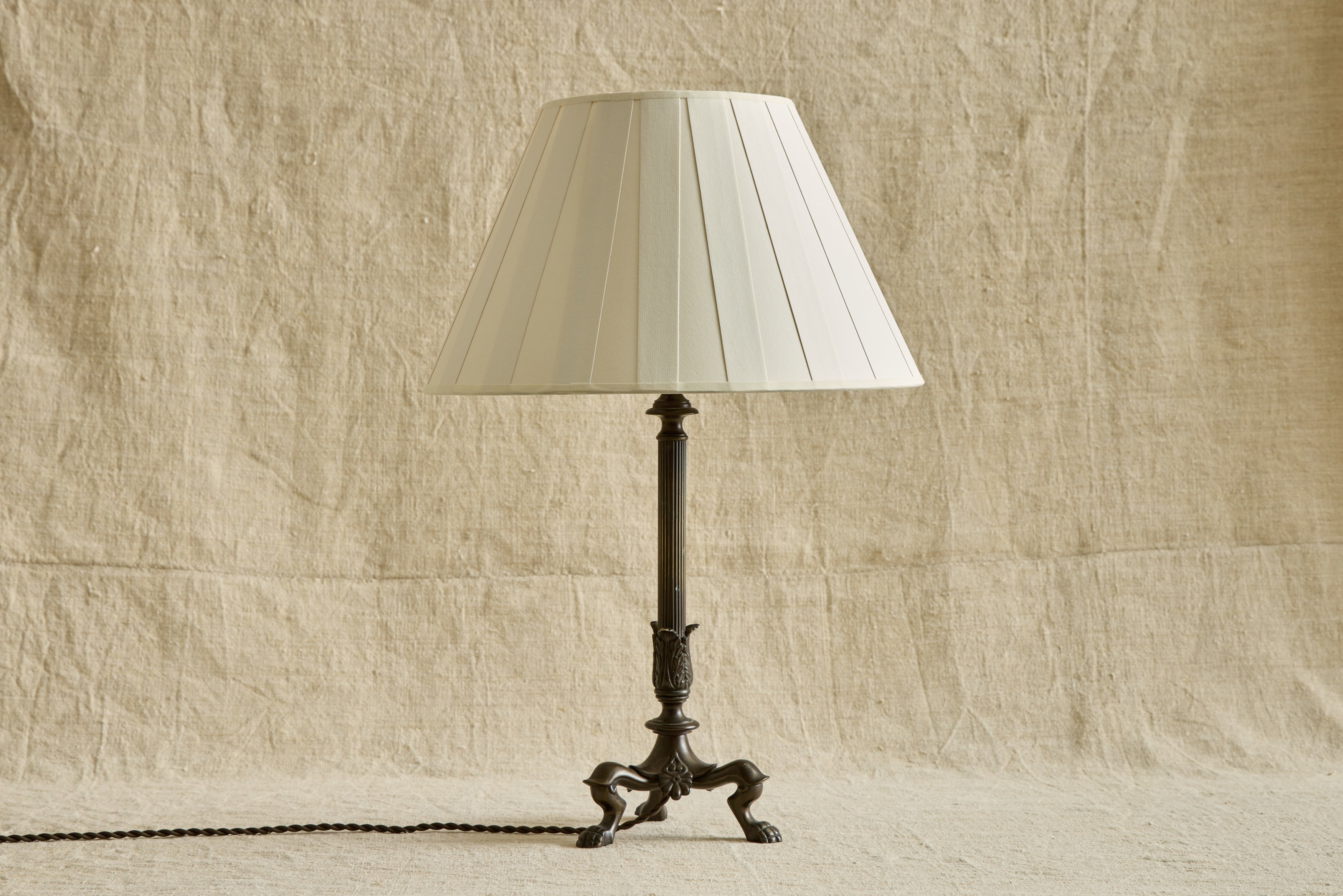VTG SCANDINAVIAN BRONZE TABLE LAMP