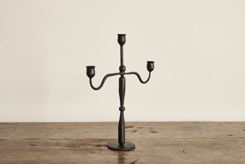 Forged Iron Candelabra