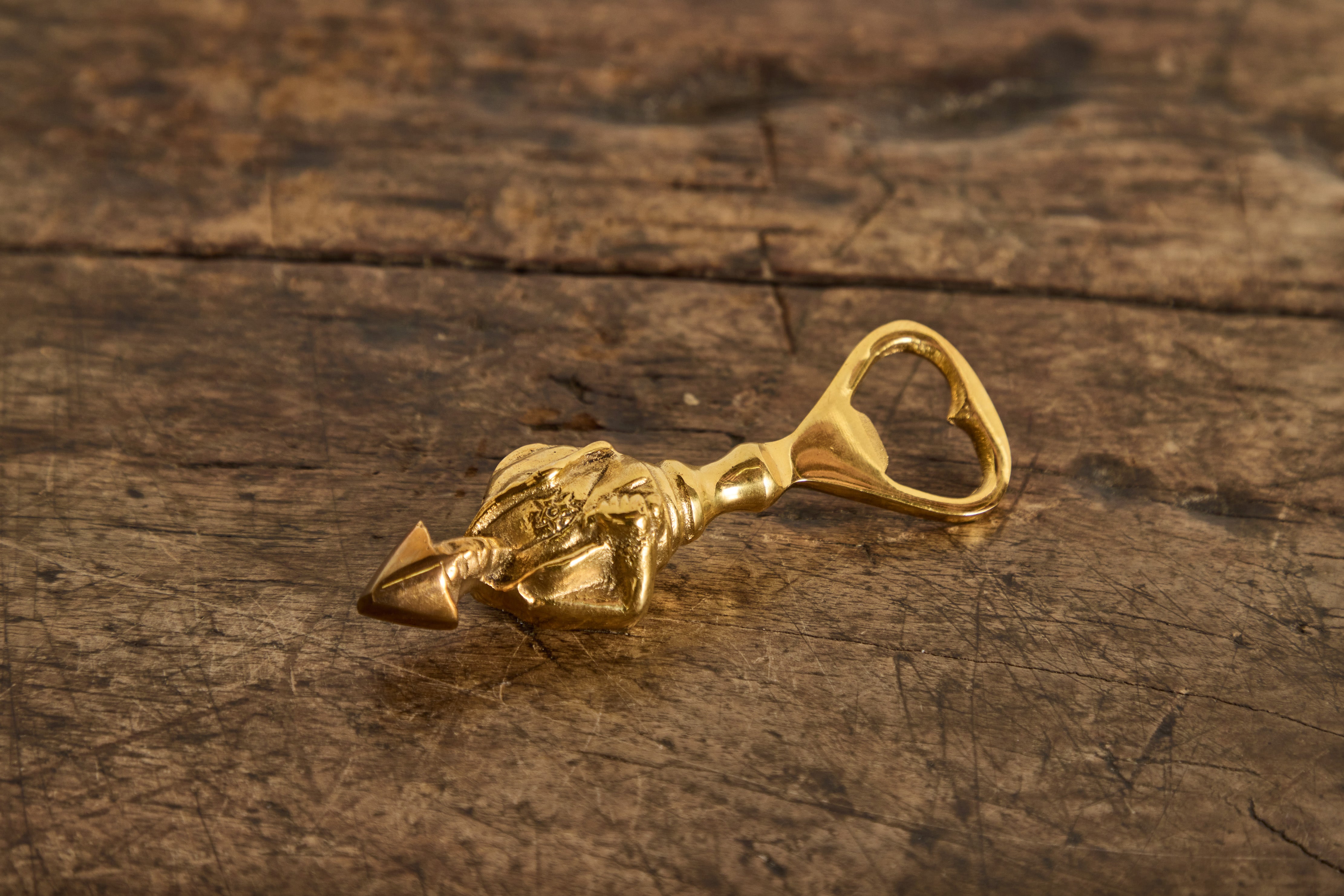 Brass Captain Bottle Opener