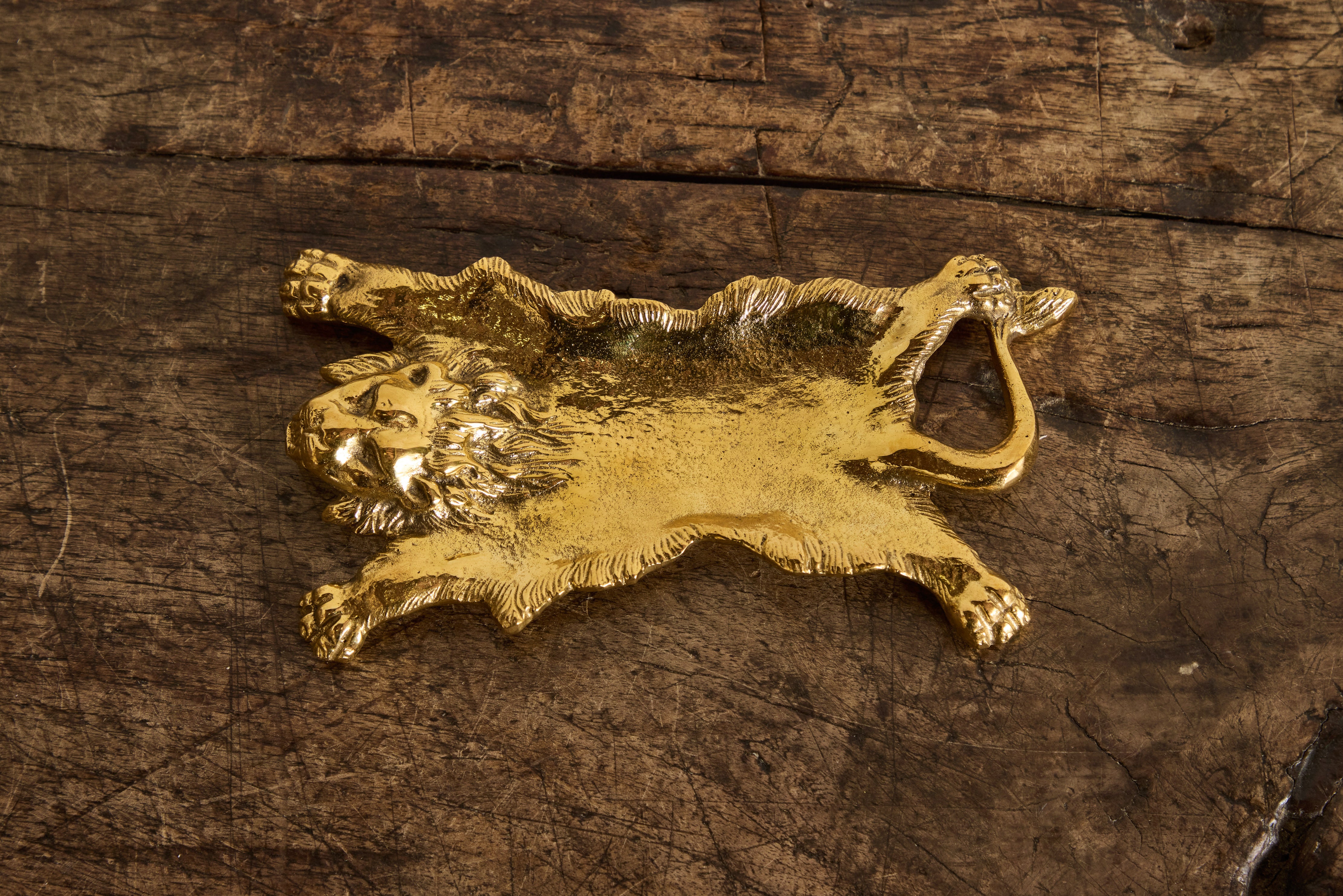 Brass Leo Tray