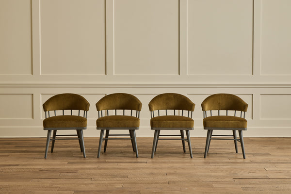 Metal Spindle Back Viewing Chair – Nickey Kehoe