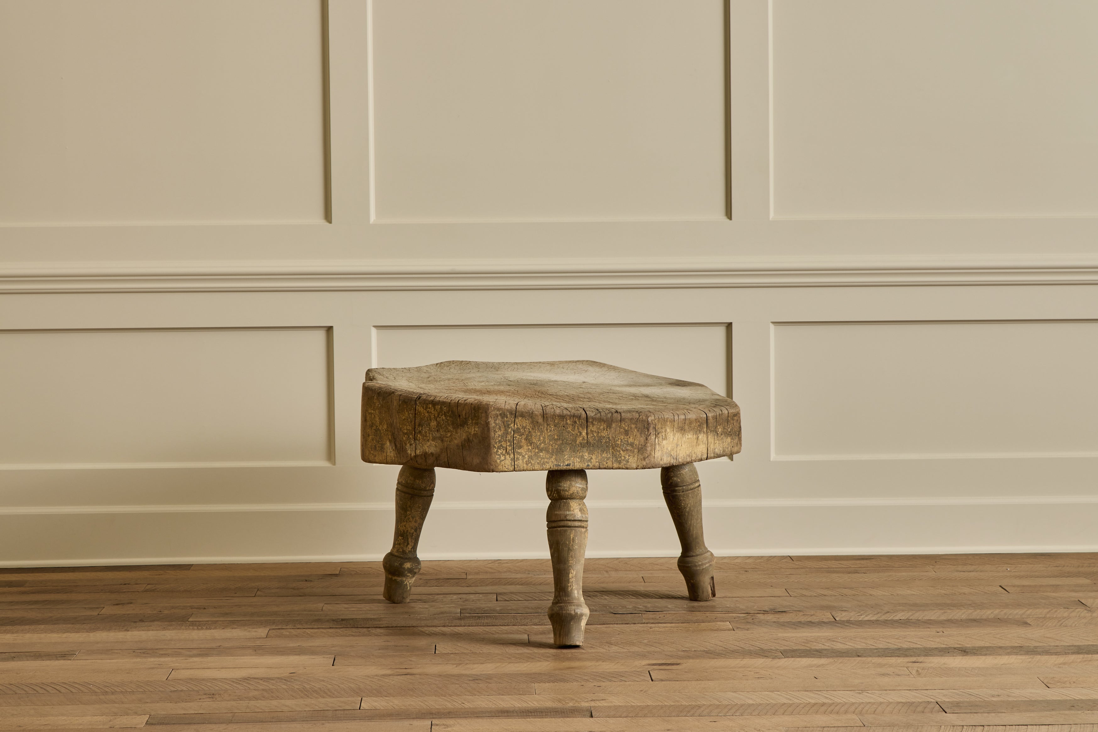 Butcher Block Side Table